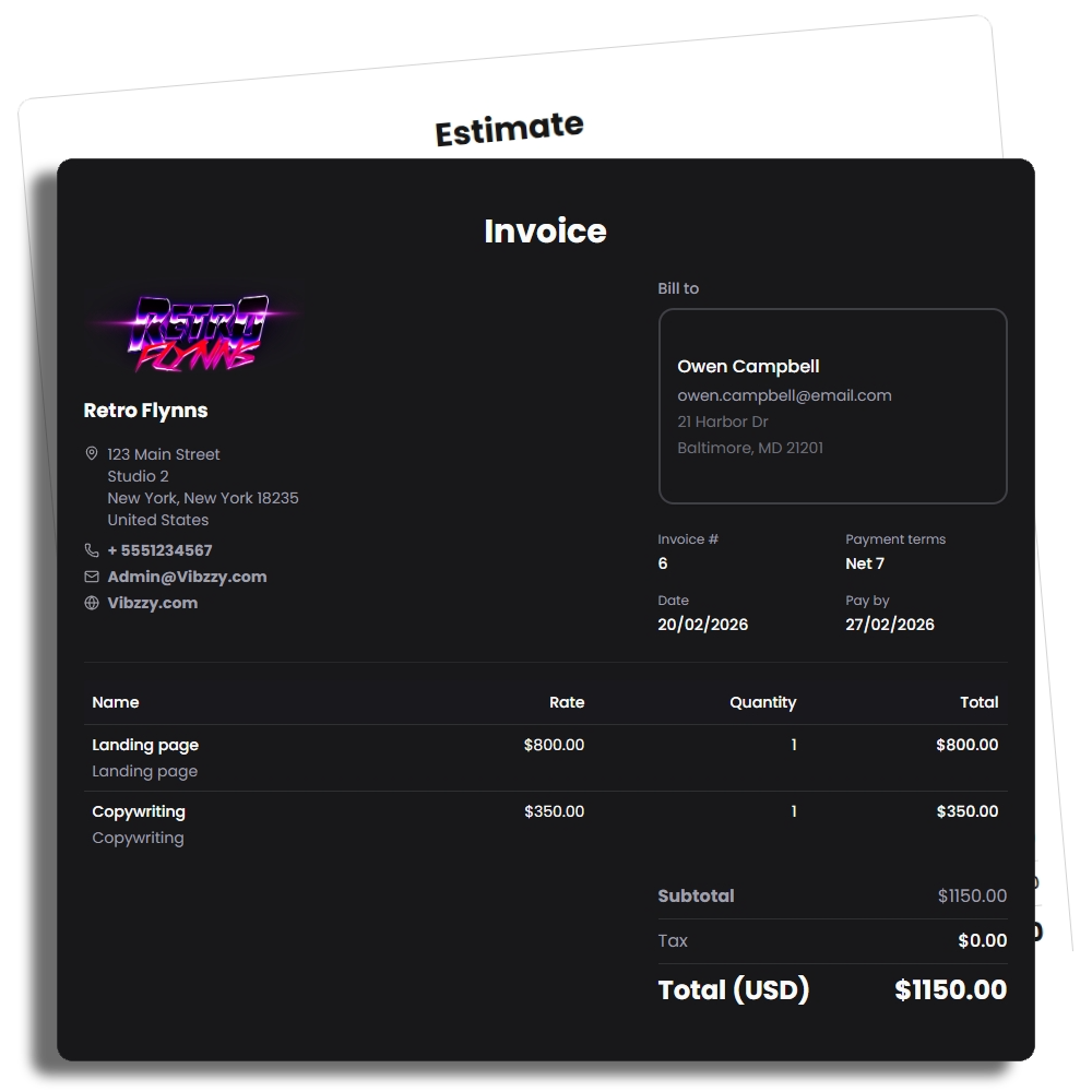 payments illustration dark